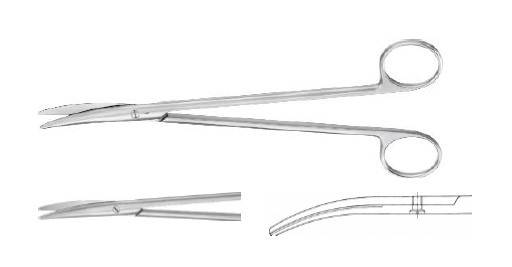 МЕТЦЕНБАУМ НОЖИЦІ ВИГНУТІ 180MM